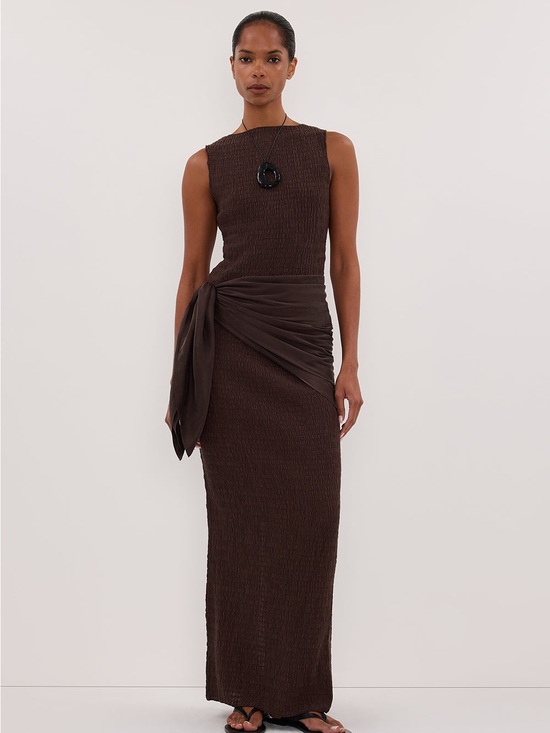 DISSH Tops - dissh Melissa chocolate sleeveless knit top - size s